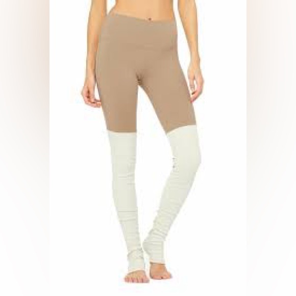 Alo Yoga Goddess Ribbed Leggings Size M - Picture 5 of 10